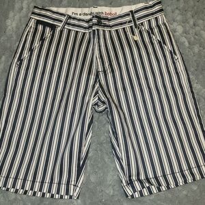 Boboli Bermuda Nautical Stripe Shorts‎ Boys Sz 12